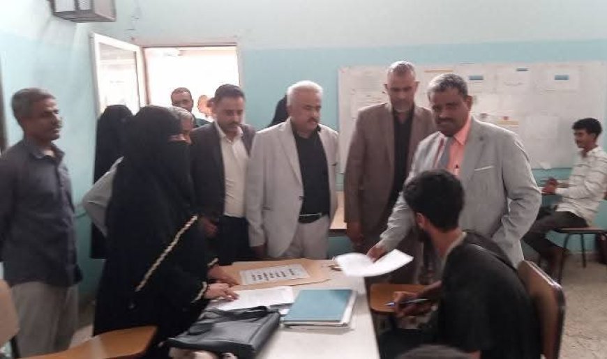 تدشين الاختبارات الفصليه في المعاهدالتقنيه والمهنية بالعاصمة عدن