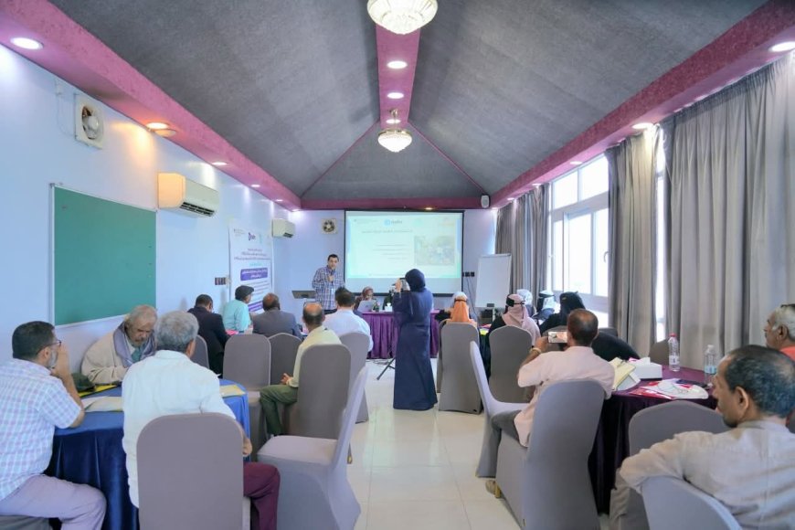 ورشة تعريفية لتعزيز الأمن الغذائي والزراعة المستدامة لمزارعي   مديرية لبعوس في محافظة لحج