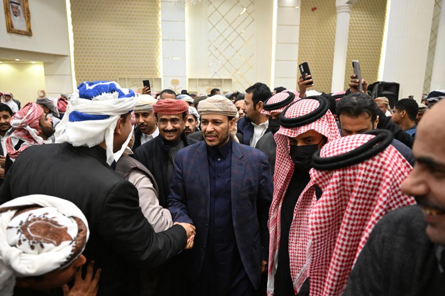 عبدالله العليمي يؤكد دعم مجلس القيادة الرئاسي لمحافظة شبوة خلال لقاء تشاوري موسع لأبنائها في الرياض