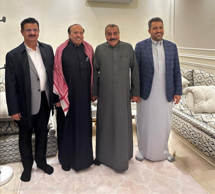 الفريق ناصر منصور هادي يستقبل عددًا من القيادات الوطنية في العاصمة السعودية الرياض