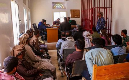 المحكمة العسكرية بشبوة تصدر حكمين في قضيتي قتل و اختلاس