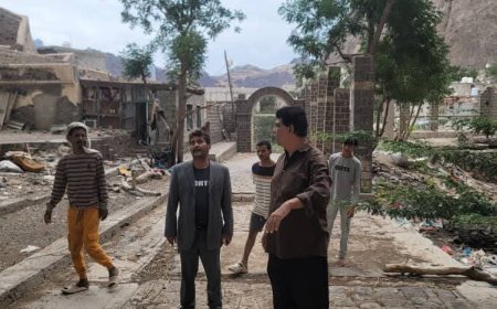 وكيل نيابة الآثار بعدن يتخذ إجراءات قانونية ضد محاولات التعدي على (حوش) معبد أثري في كريتر