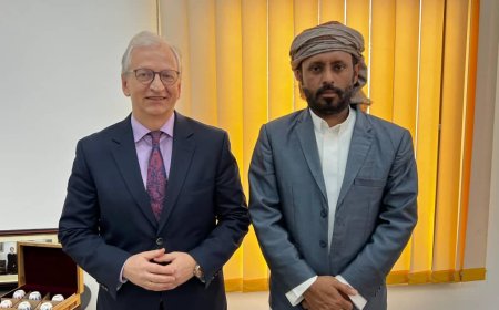 بن حبريش يستعرض في الرياض التجربة الاتحادية مع السفير الألماني