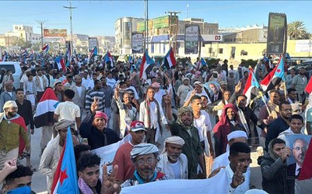 تظاهرة جنوبية في سيئون مطالبة بـ(حل عادل للقضية الجنوبية)