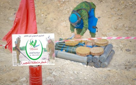 مشروع «مسام» يتلف 1885 لغماً ومخلفات حربية في المكلا