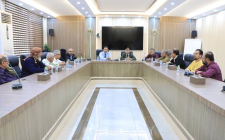 الزراعة والأسماك والصناعة والتجارة يناقشان متابعة آليات تسويق الأسماك بعدن 