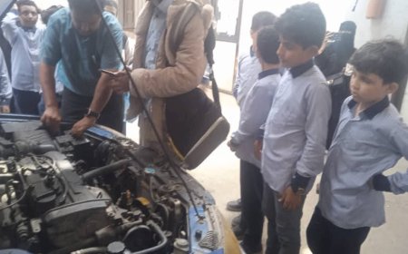 لتعزيز الوعي المهني: طلاب مدارس النورس فرع الممدارة" في زيارة استطلاعية للمعهد المهني الصناعي بالمنصورة