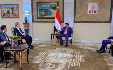 وزير التعليم الفني يبحث مع السفير الكوري تعزيز التعاون لتطوير القطاع في اليمن