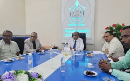 رئيس جامعة سيئون يبحث مع نادي عشاق الزربادي مقترح إقامة الندوة الأولى عن فن الزربادي