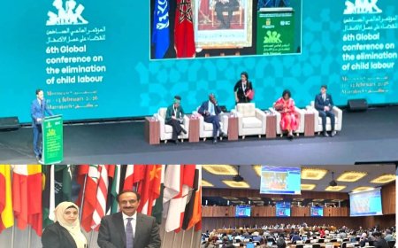 الأثوري تشارك في المؤتمر العالمي السادس للقضاء على عمل الأطفال بمراكش