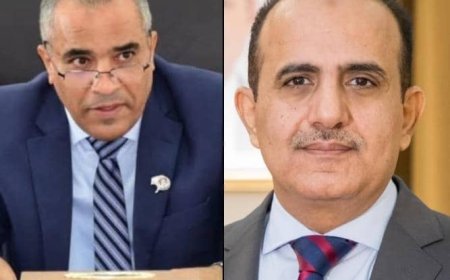 وزير التربية الدكتور عادل العبادي يعزي وزير الصحة الدكتور قاسم بحيبح في وفاة والده