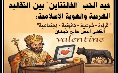 عيد الحبّ (الفالنتاين) بين التقاليد الغربية والهوية الإسلامية: قراءة (شرعية - قانونية - اجتماعية)