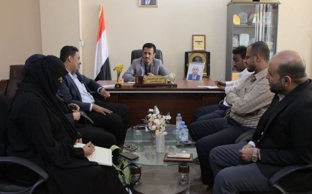 الوكيل الجيلاني يلتقي عدد من مديري العموم والنواب المعينين حديثًا ويطلع على خططهم التطويرية