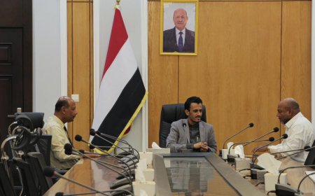 وكيل حضرموت الجيلاني يترأس اجتماعا لمتابعة التحضيرات لحملة شباب الكشافة الرمضانية لتنظيم خطوط السير