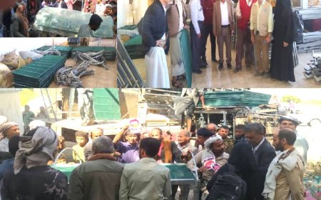 الدعيس يدشّن توزيع 220 سرير تجفيف لبن تعز بدعم «الفاو» لتعزيز الجودة 