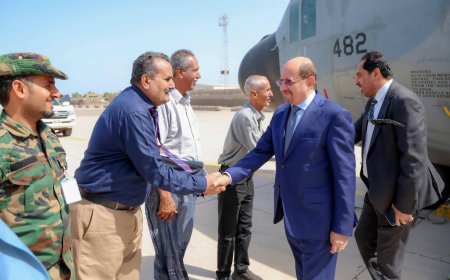رئيس الوزراء وزير الخارجية يصل إلى عدن لقيادة العمل الحكومي