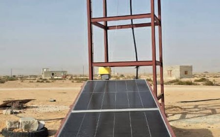 المهرة ..استكمال مشروع مياه منطقة قصوير (يروب) وتجهيزه بالمنظومة الشمسية