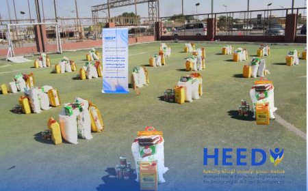 منظمة السمو الإنساني للإغاثة والتنمية (HEED) توزع سلل غذائية لأكثر من ٣٠ أسرة في عدن