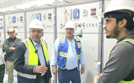 وزير الكهرباء يوجّه بمعالجة الأعطال الفنية في محطة الطاقة الشمسية