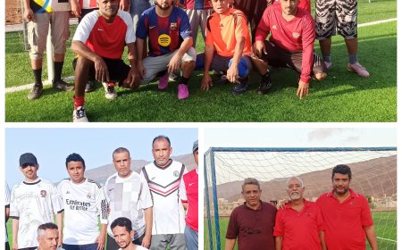 الحجر يقصي السنيدي بخماسية في دوري الفقيد امين باحزيم الرمضاني بمنطقة صلاح الدين بعدن