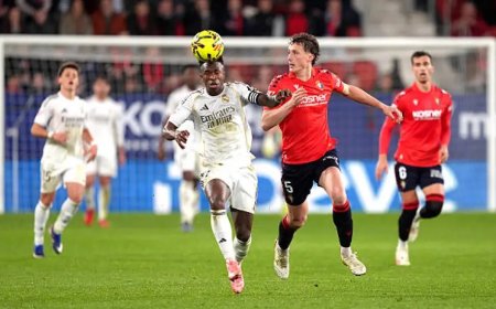 ريال مدريد يسقط أمام أوساسونا ويمنح برشلونة فرصة اعتلاء صدارة الليجا