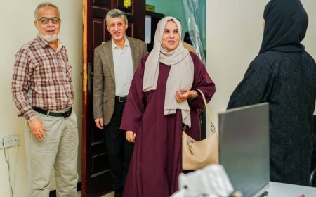 الوزيرة جعسوس تطلع على خدمات المؤسسة الوطنية لمكافحة السرطان بعدن 