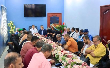 الجاوي يترأس الاجتماع الدوري للمكتب التنفيذي لمديرية المعلا