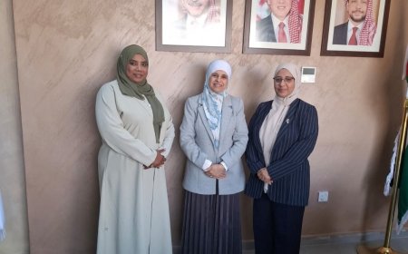 زيارة المستشار الثقافي ومساعد الملحق الطبي بالسفارة للمجلس الطبي الأردني