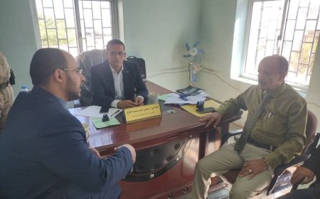 نيابة الصناعة والتجارة بمحافظة تعز تستعرض أعمالها خلال العام الماضي 2025م