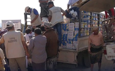 تعز."تمرة إفطار" تصل إلى مديرية الوازعية لدعم الأسر المحتاجة .