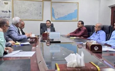 وزير الكهرباء يقر إعادة توزيع المهام وتوسعة المحطة الشمسية بعدن إلى 200 ميجاوات