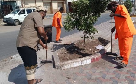 استمرار حملة “عدن مدينتي نظافتها مسؤوليتي” في مديرية الشيخ عثمان