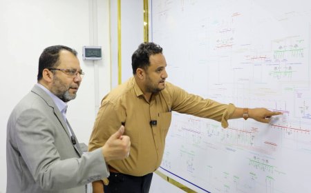 خلال زيارته لإدارة التحكم بعدن.. وزير الكهرباء يشدد على المعالجة العاجلة للإشكالات الفنية في خط نقل الحسوة – المنصورة