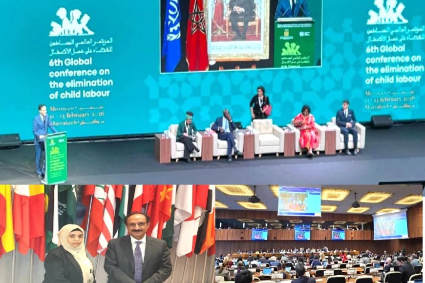 الأثوري تشارك في المؤتمر العالمي السادس للقضاء على عمل الأطفال بمراكش