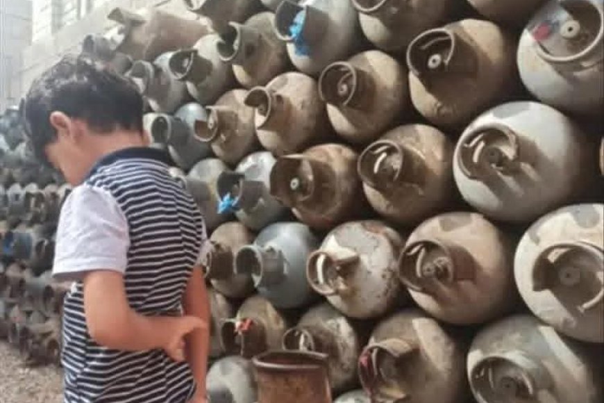 تعز..أزمة غاز خانقة تضربها وإغـلاق محطات التموين