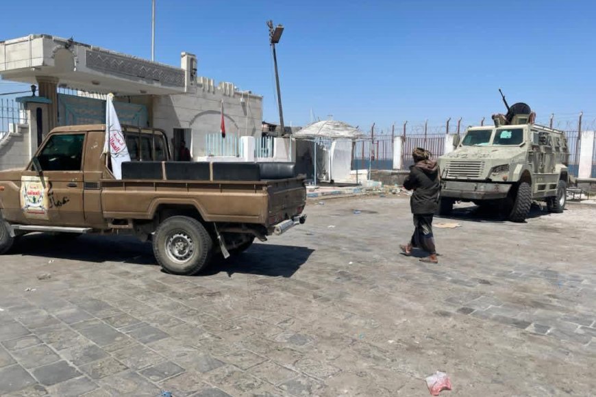 قوات العمالقة تغلق مقر هيئة الشؤون الخارجية بالمجلس الانتقالي في التواهي