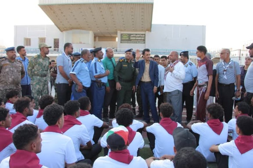 بمشاركة 200 كشفي تدشين الموسم الرابع من حملة "ساند" لتنظيم حركة السير خلال الشهر الكريم بالمكلا