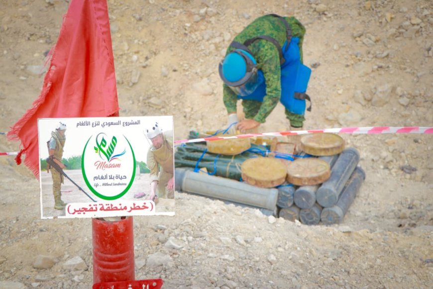 مشروع «مسام» يتلف 1885 لغماً ومخلفات حربية في المكلا