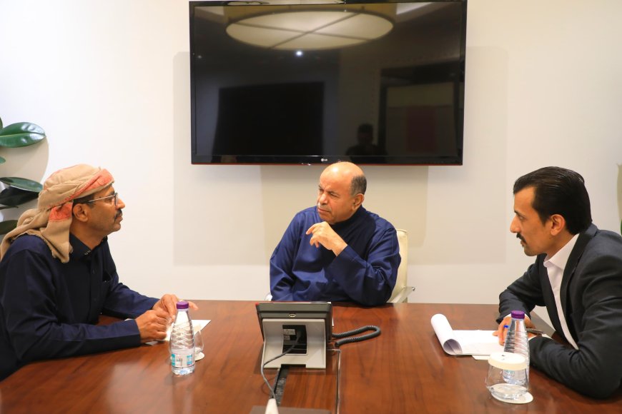 عضو مجلس القيادة الرئاسي محافظ حضرموت يلتقي وزير النفط والمعادن