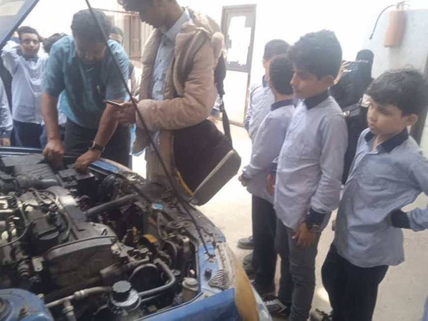 لتعزيز الوعي المهني: طلاب مدارس النورس فرع الممدارة" في زيارة استطلاعية للمعهد المهني الصناعي بالمنصورة