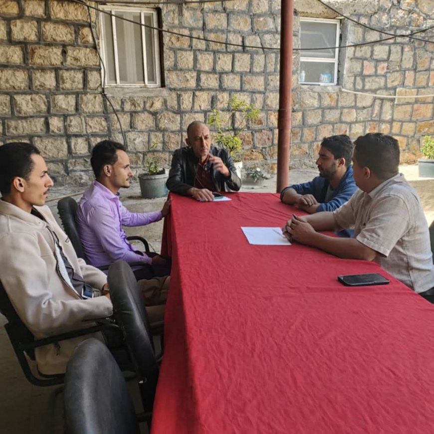 تعز.اشتراكي تعز يلتقي برابطة الجرحى ومبادرة "حقك" ويناقش أوضاعهم وسبل المعالجة