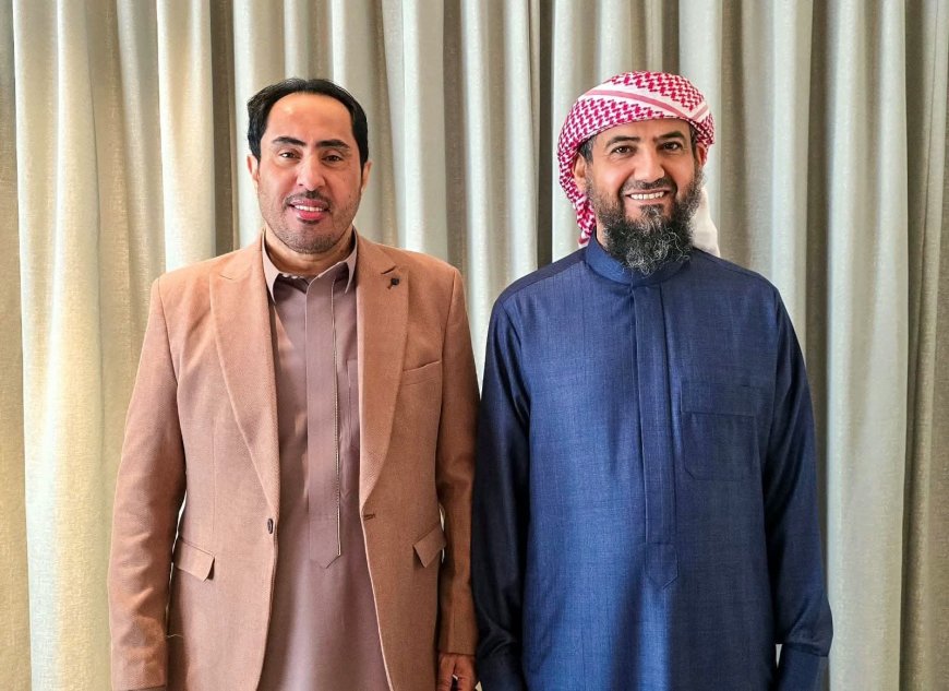 المحرمي يستقبل وزير الشباب والرياضة لمناقشة سبل دعم الشباب والرياضيين