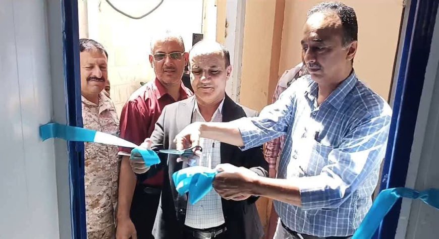 الشعبي وعبود يفتتحان الصيدلية الجديدة وتأهيل مبنى الصحة الإنجابية في مجمع البساتين الصحي بدارسعد 