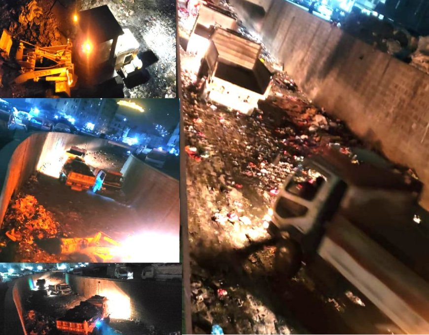 لليوم الثاني.. حملة رفع القمامة والمخلفات تتواصل بسوائل مديرية القاهرة بــ«تعز»