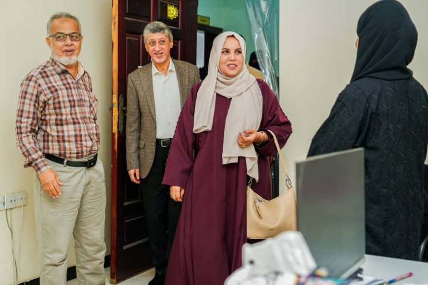 الوزيرة جعسوس تطلع على خدمات المؤسسة الوطنية لمكافحة السرطان بعدن 