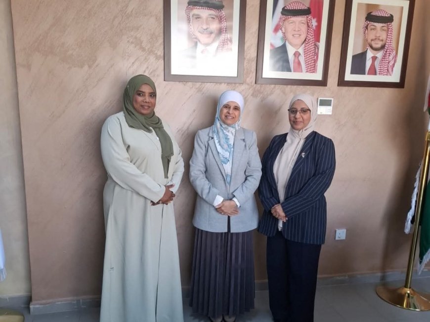 زيارة المستشار الثقافي ومساعد الملحق الطبي بالسفارة للمجلس الطبي الأردني