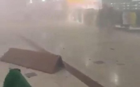 استهداف مطار دبي و وقوع إصابات