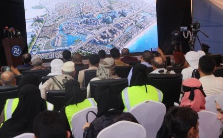وضع حجر الأساس للمدينة الاقتصادية الجديدة بمنطقة العلم في أبين