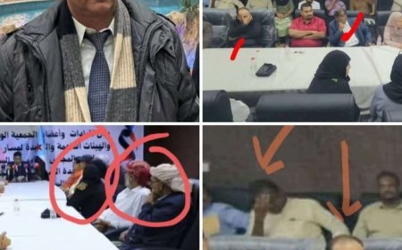 صور تثير عاصفة.. لماذا غطى قادة (بيان حل الانتقالي من عدن)  وجوههم أثناء الإعلان؟!!