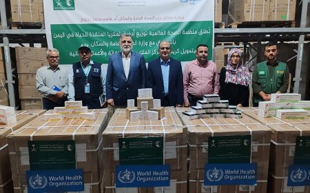 وزير الصحة يدشن توزيع شحنة أدوية الملاريا بدعم مركز الملك سلمان للإغاثة